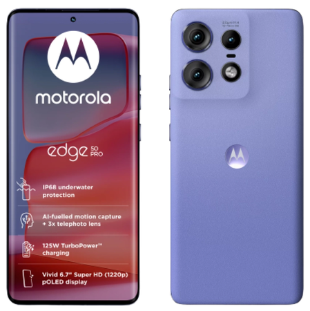 Motorola Edge 50 Pro 5G 8GB RAM 256GB Luxe Lavender