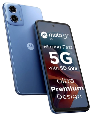 Motorola Moto G34 5G Dual Sim 8GB RAM 128GB Ice Blue