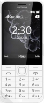 Nokia 230 Dual-SIM weiß/silber