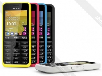 Nokia 301 Dual-SIM schwarz