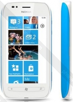 Nokia Lumia 710 with branding