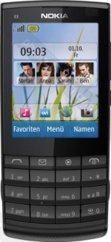Nokia X3-02.5 dark metal