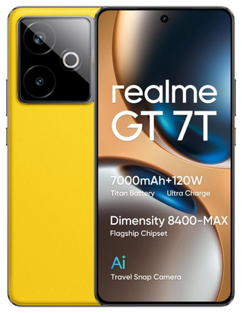 Realme GT 7T 5G 256GB 12GB RAM Yellow