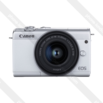 Canon EOS M200 with 15-45mm Lens White