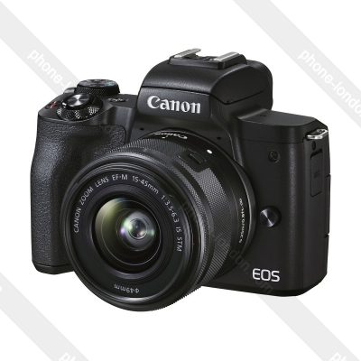 Canon EOS M50 Mark II with 15-45mm STM Lens Black