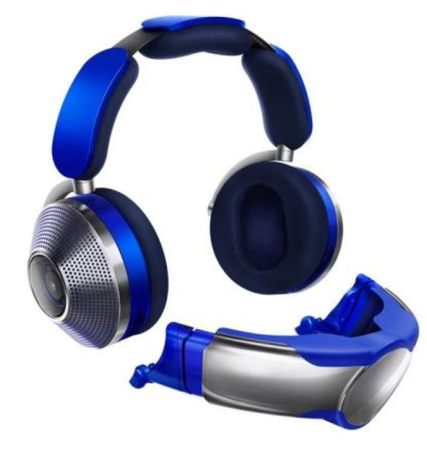 Dyson Zone Noise Cancelling Headphones with Magnetic Air Filter Ultra Blue
