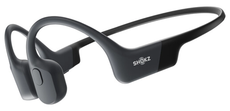 Shokz OpenRun Wireless Open-Ear Headphones Black (USB-C)