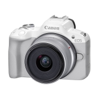 Canon EOS R50 with 18-45mm Lens White
