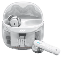 JBL Tune Flex 2 Ghost Edition TWS Bluetooth Wireless In-Ear Earbuds White