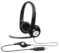 Logitech H390 Headset USB Type-A Black